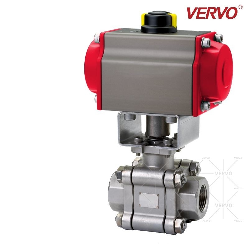 CL800 Pneumatic Actuated Floating Ball Valve 40MM Threaded